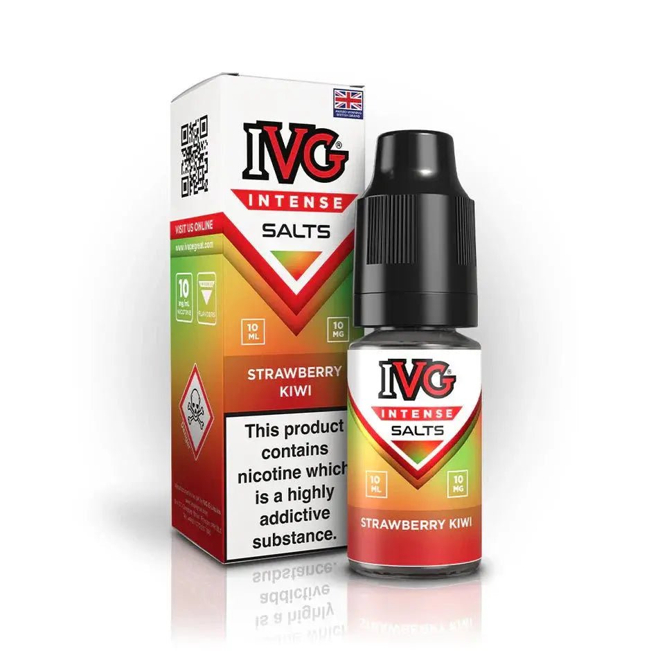 Buy IVG Intense Nic Salts | Box of 10 - Strawberry Kiwi