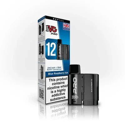 Buy IVG Pro 10K Replacement Pods - Pack of 5 - Blue Raspberry Ice