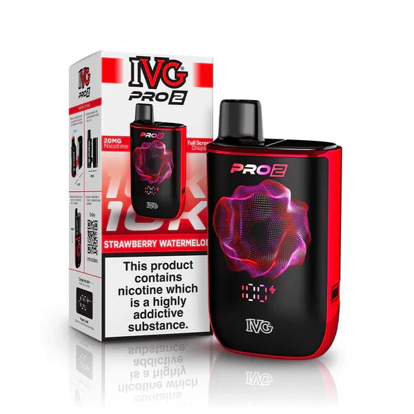 Buy IVG Pro 2 10k Prefilled Pod Kit Box of 5 - Strawberry Watermelon (Red)