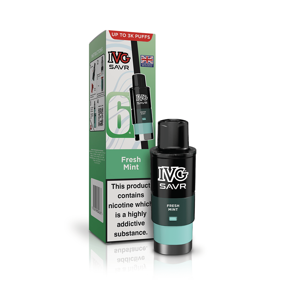 Buy IVG SAVR 3000 Replacement Pods - Fresh Mint