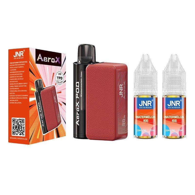 Buy JNR AeroX 32000 Prefilled Pod Vape (BOX OF 5) - Watermelon Ice
