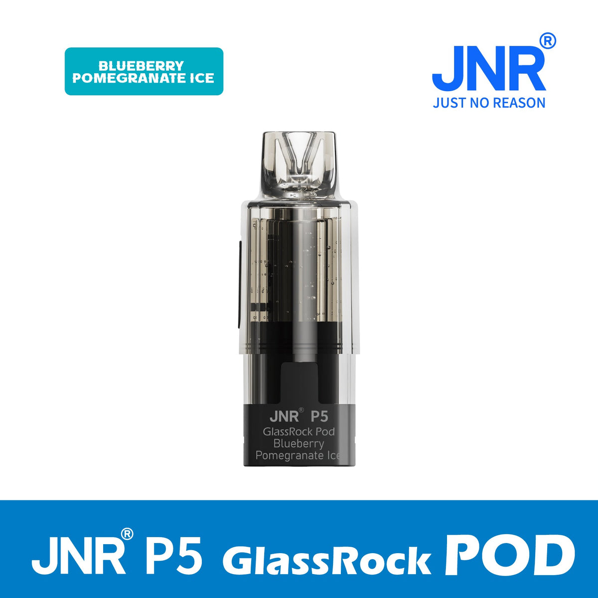 Buy JNR P5 Glass Rock Replacement Pods Pack of 10 - Blueberry Pomegranate