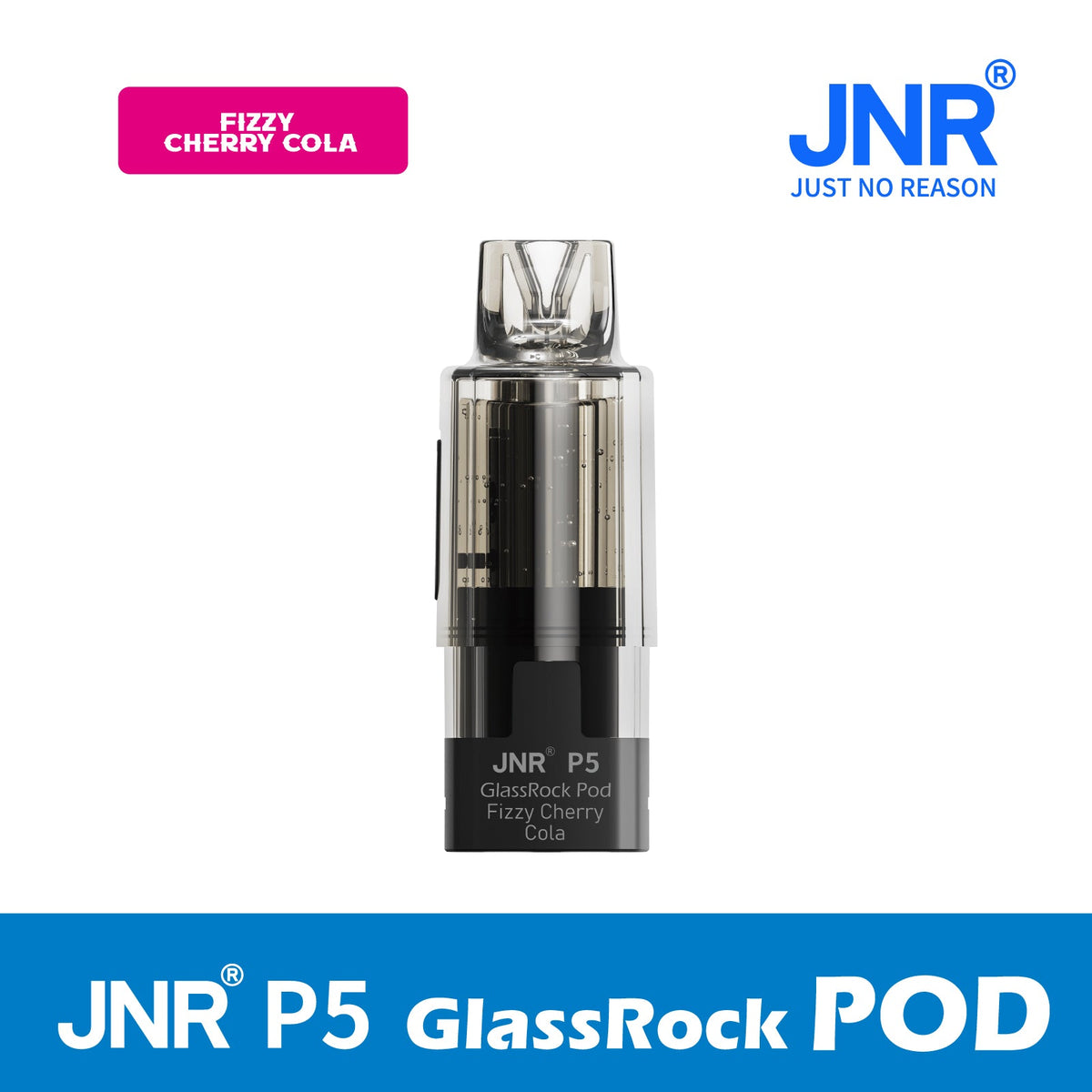 Buy JNR P5 Glass Rock Replacement Pods Pack of 10 - Fizzy Cherry Cola