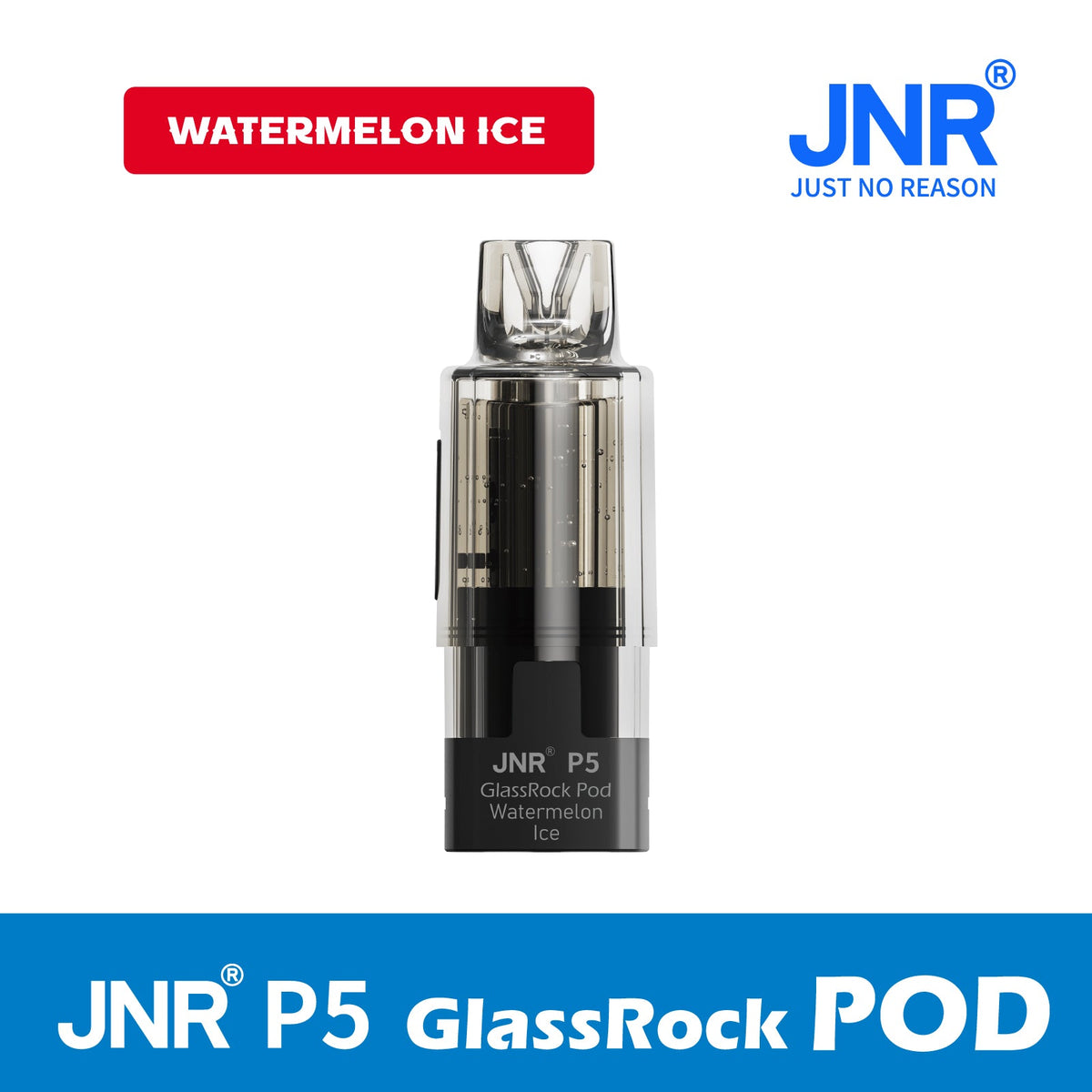 Buy JNR P5 Glass Rock Replacement Pods Pack of 10 - Watermelon Ice