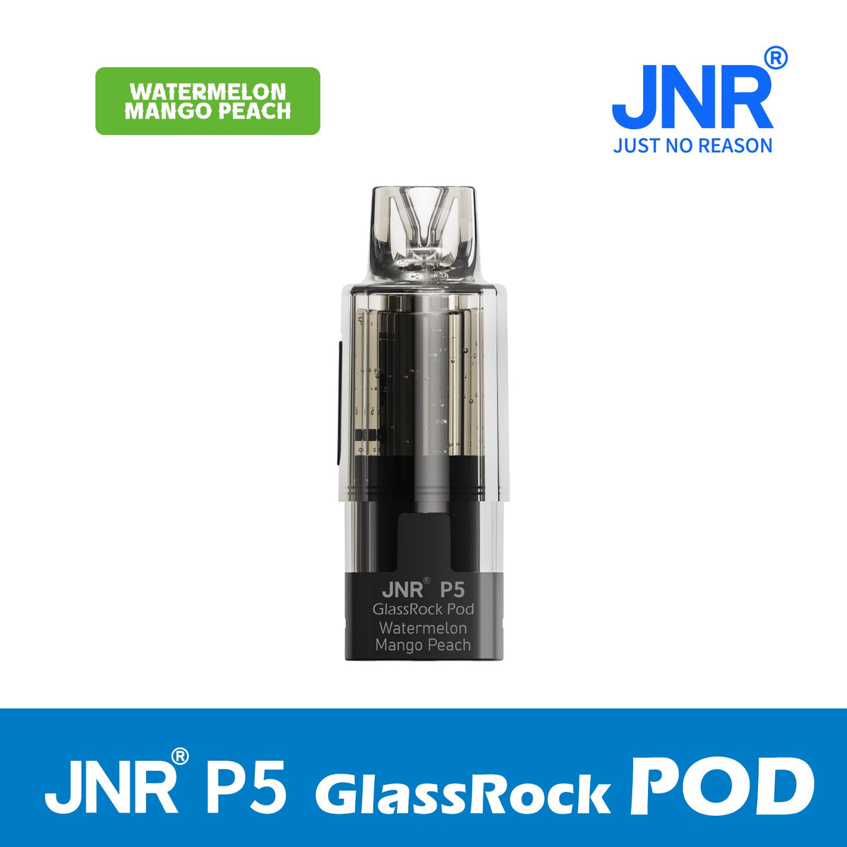 Buy JNR P5 Glass Rock Replacement Pods Pack of 10 - Watermelon Mango Peach