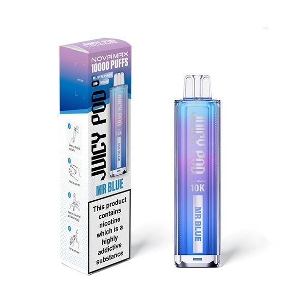 Buy Juicy Pod Novamax 10k Vape Kit - (BOX OF 5) - Mr Blue