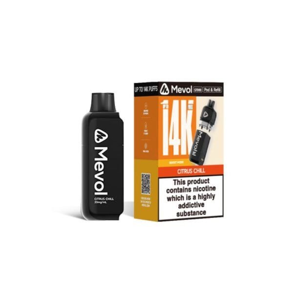 Buy Mevol S7000 Replacement Pods Box of 5 - Citrus Chill
