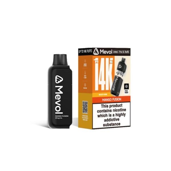 Buy Mevol S7000 Replacement Pods Box of 5 - Mango Fusion
