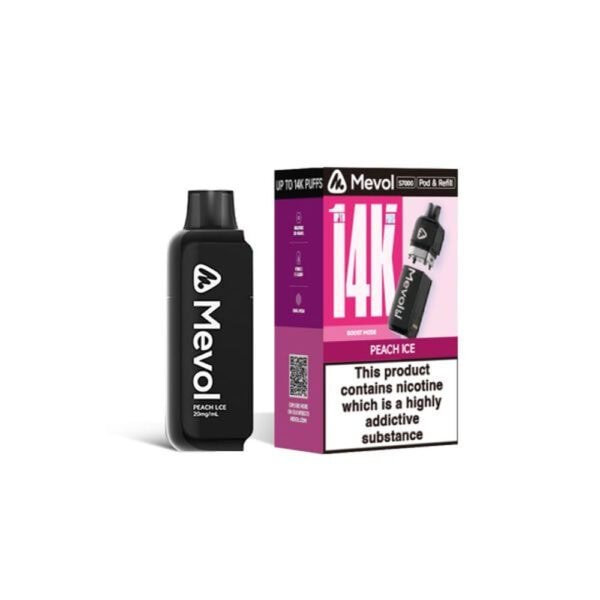 Buy Mevol S7000 Replacement Pods Box of 5 - Peach Ice