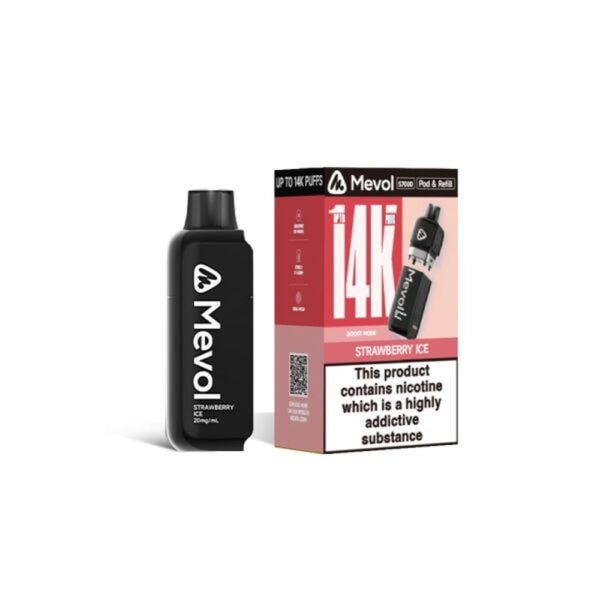 Buy Mevol S7000 Replacement Pods Box of 5 - Strawberry Ice