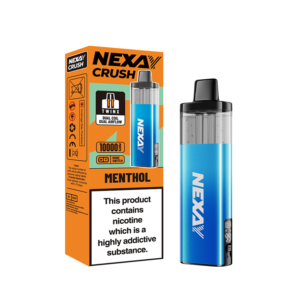 Buy Nexay Crush 10k Vape Kit Box of 5 - Menthol