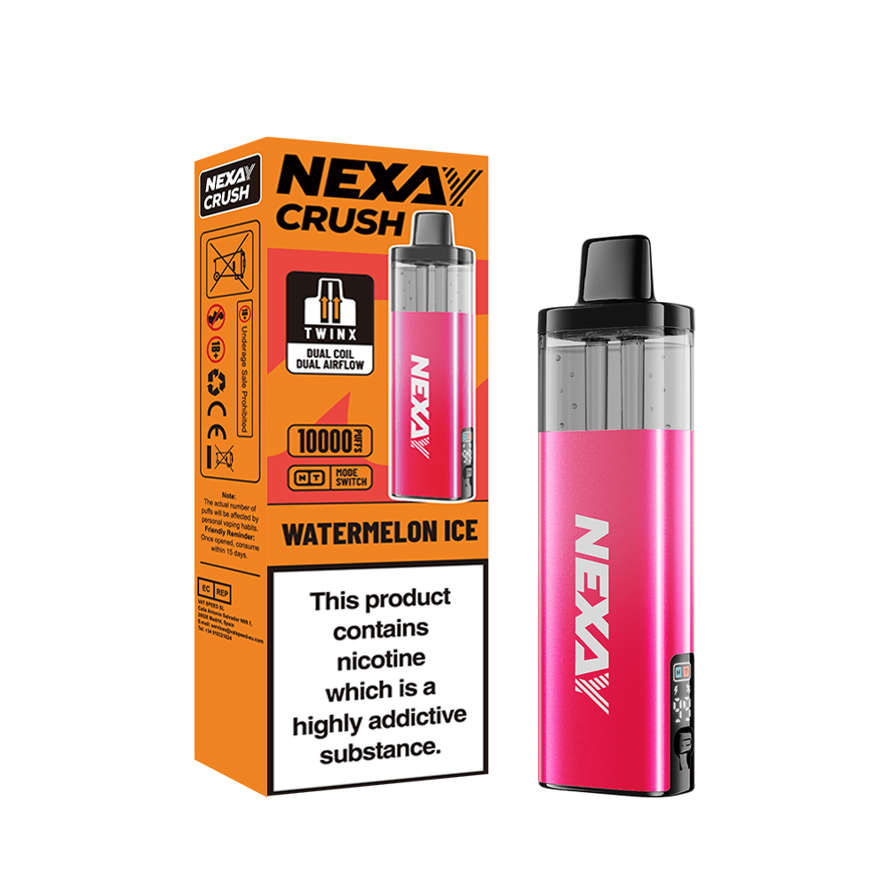 Buy Nexay Crush 10k Vape Kit Box of 5 - Watermelon Ice