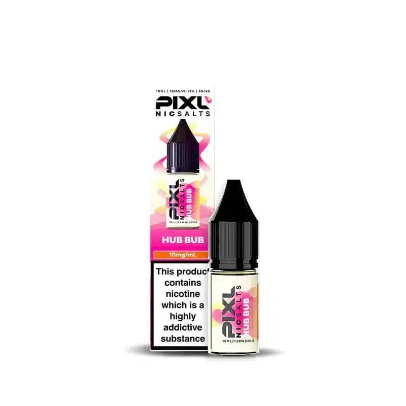 Buy PIXL Nic Salt 10ml E - Liquids Box of 10 - Hub Bub