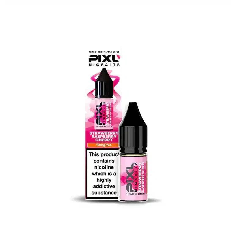 Buy PIXL Nic Salt 10ml E - Liquids Box of 10 - Strawberry Raspberry Cherry