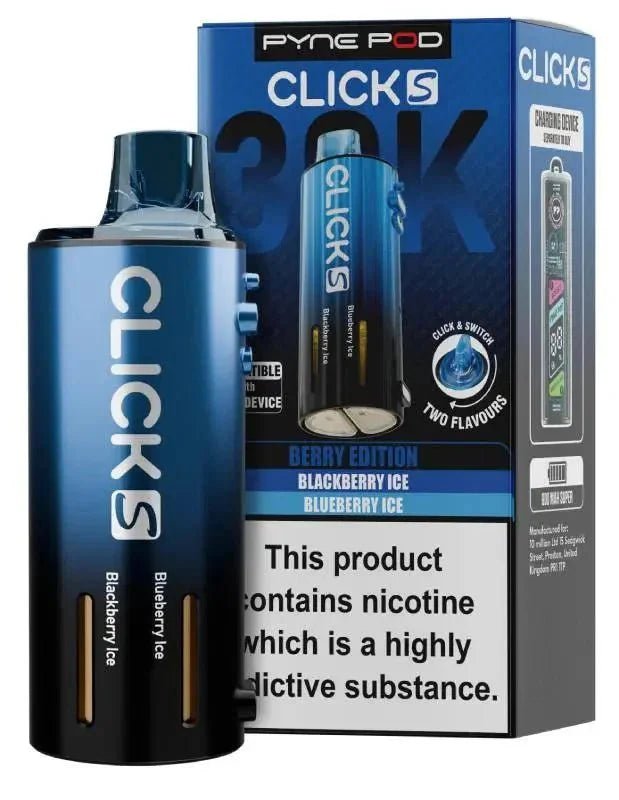 Buy Pyne Pod Click S 30K Replacement Pods Pack of 5 - Berry Edition