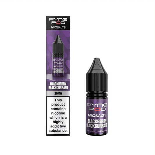 Buy Pyne Pod Nic Salts 10ml E-liquid Box of 10 - Blackberry Blackcurrant
