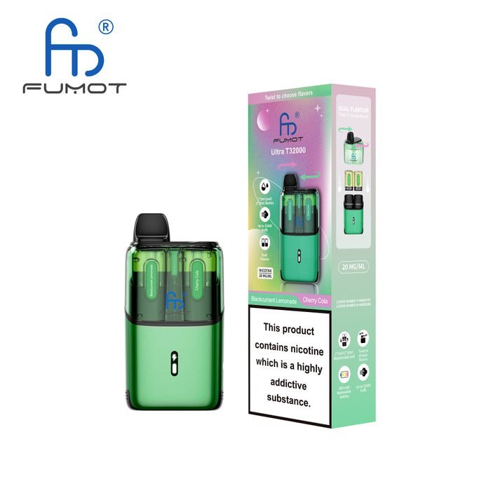 Buy RandM Fumot T32000 Ultra Prefilled Pod Kit Pack of 5 - Blackcurrant Lemonade / Cherry Cola
