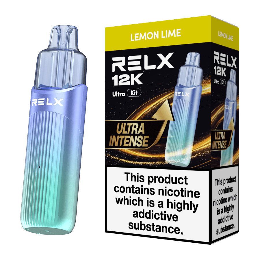 Buy Relx 12k Ultra Pod Vape Kit Box of 5 - Lemon Lime