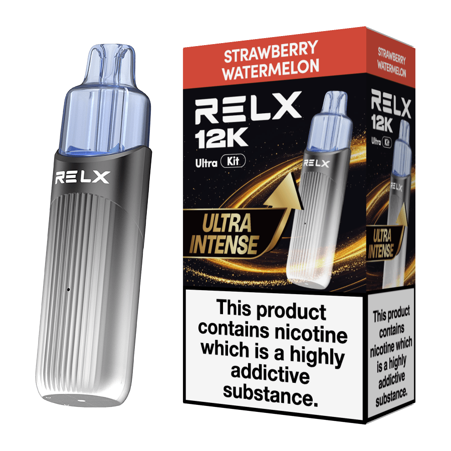 Buy Relx 12k Ultra Pod Vape Kit Box of 5 - Strawberry Watermelon