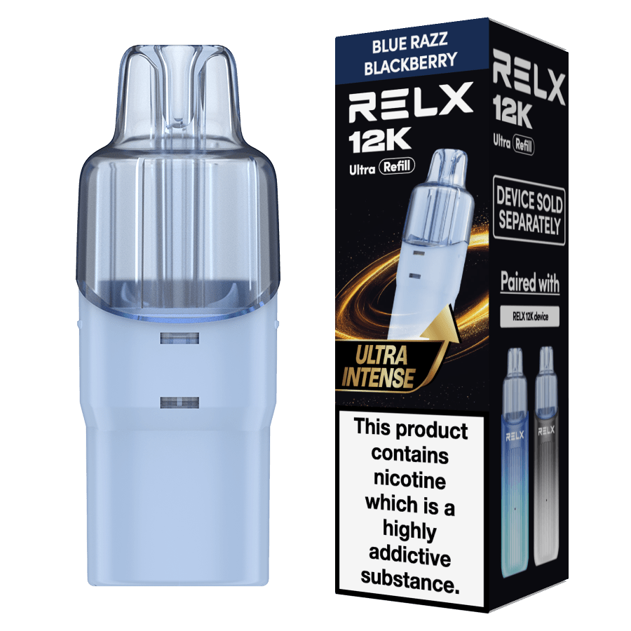 Buy Relx 12k Ultra Refill Pods Pack of 5 - Blue Razz Blackberry