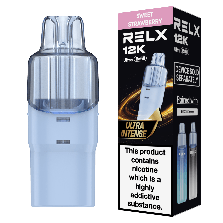 Buy Relx 12k Ultra Refill Pods Pack of 5 - Sweet Strawberry