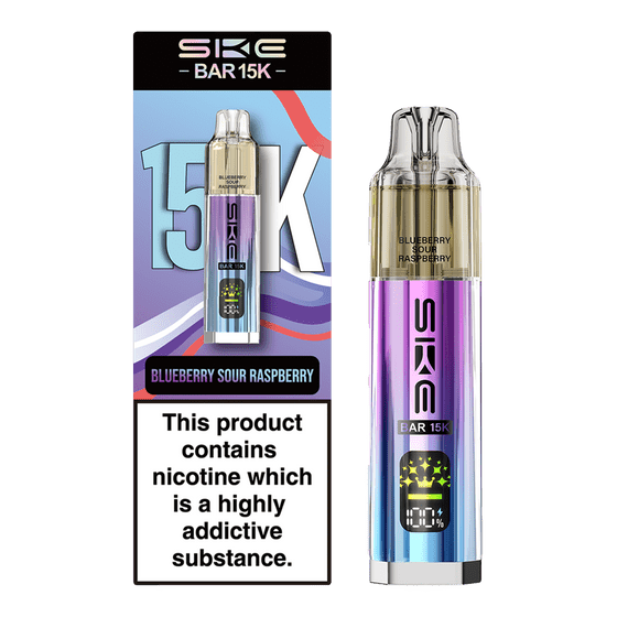 Buy Ske Bar 15k Prefilled Pod Vape Kit Box of 5 - Blue Sour Raspberry