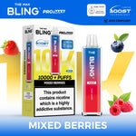 Buy The Crystal Bling Max 10000 Vape Kit Box of 5 - Mixed Berries