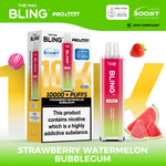 Buy The Crystal Bling Max 10000 Vape Kit Box of 5 - Strawberry Watermelon Bubble Gum