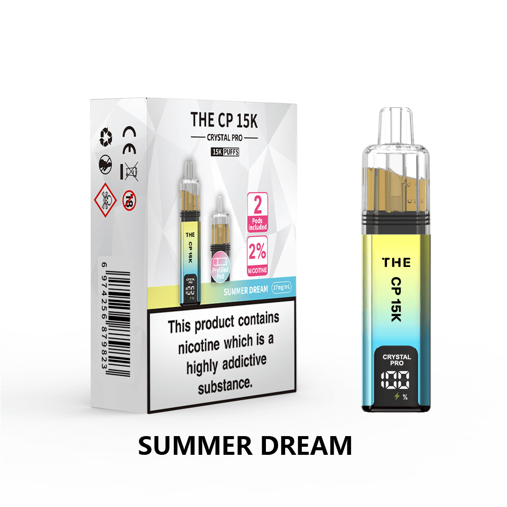 Buy The Crystal Pro CP 15k Prefilled Pod Vape Box of 5 - Summer Dream