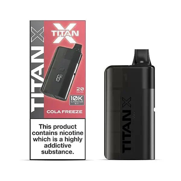 Buy Titan 10000 X Prefilled Vape Pod Kit - Box of 5 - Cola Freeze