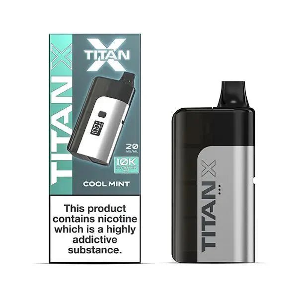 Buy Titan 10000 X Prefilled Vape Pod Kit - Box of 5 - Cool Mint