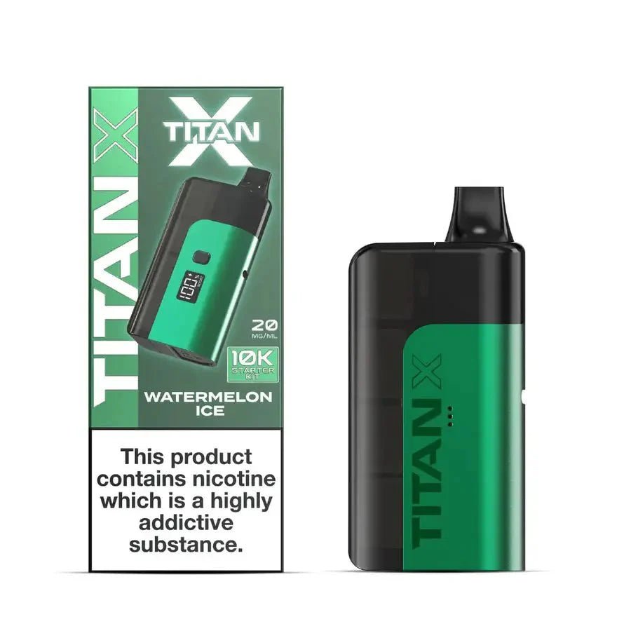 Buy Titan 10000 X Prefilled Vape Pod Kit - Box of 5 - Watermelon Ice