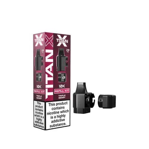 Buy Titan X Replacement Pods - Pack of 10 - Triple Berry