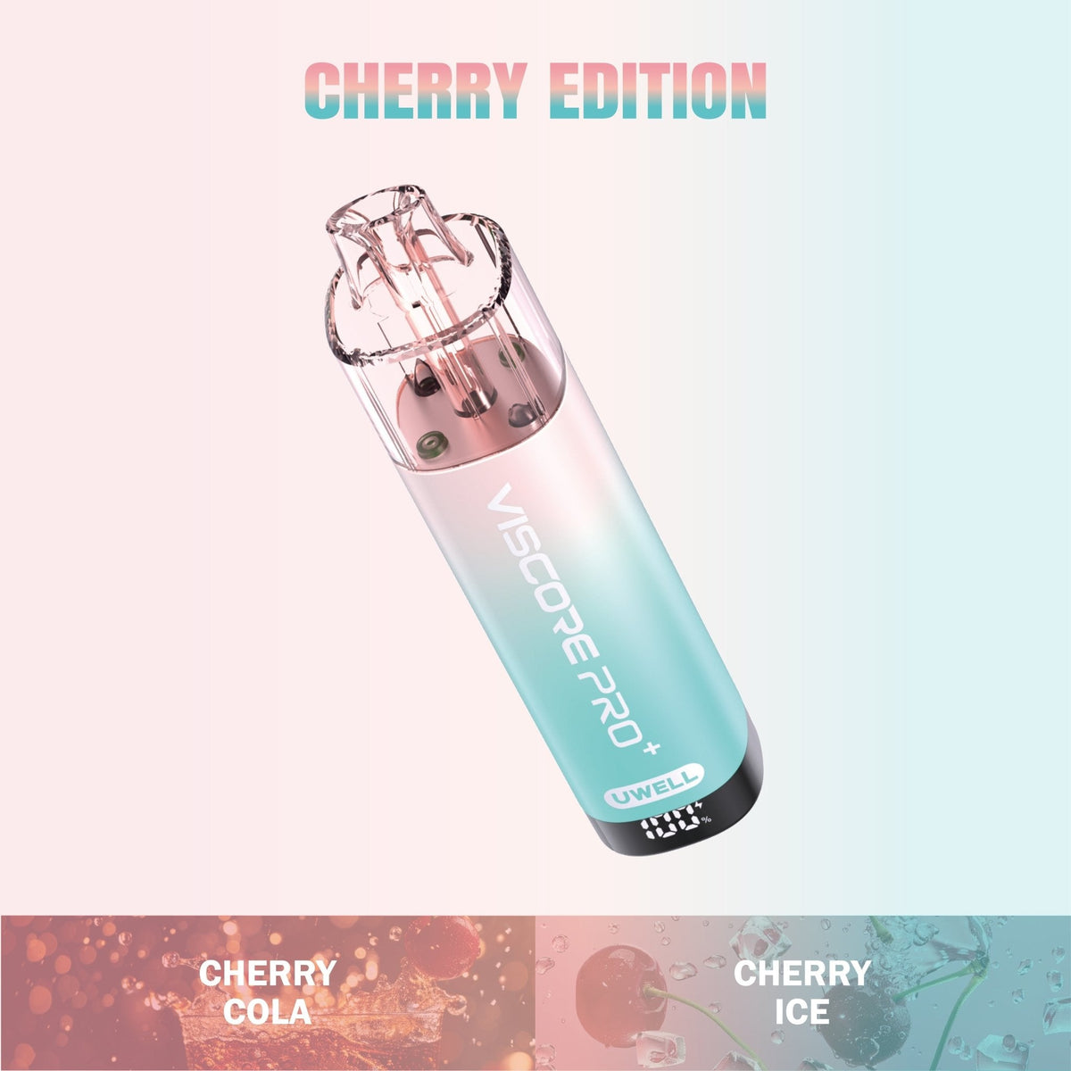 Buy Uwell Viscore Pro+ 40k Prefilled Pod Vape - Cherry Edition