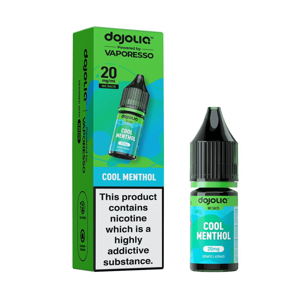 Buy Vaporesso Dojo Liq 10ml Nic Salt Box of 10 - Cool Menthol