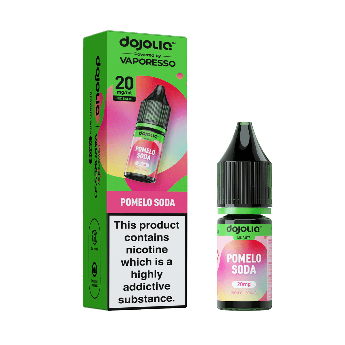 Buy Vaporesso Dojo Liq 10ml Nic Salt Box of 10 - Pomelo Soda