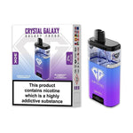 Buy Crystal Galaxy Focus 30k Disposable Vape Pack of 5 - Cherry Sour Raspberry & Blueberry Cherry Cranberry