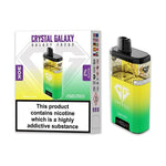 Buy Crystal Galaxy Focus 30k Disposable Vape Pack of 5 - Lemon Lime & Lemon Peach Passionfruit
