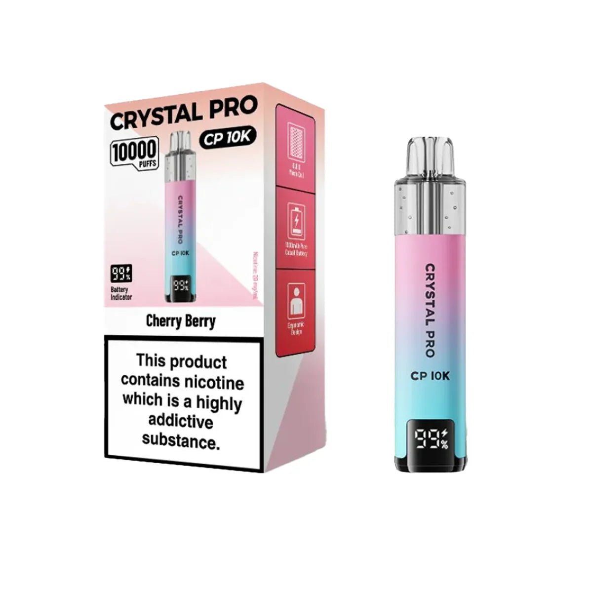 Buy Crystal Pro CP10000 Prefilled Pod Kit Box of 5 - Fruit Bomb
