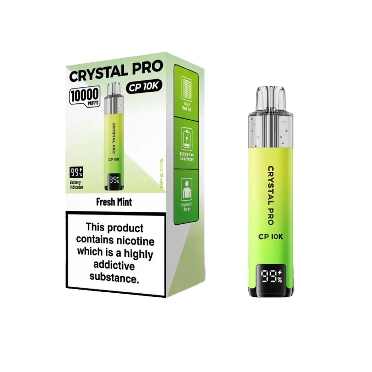 Buy Crystal Pro CP10000 Prefilled Pod Kit Box of 5 - Fruit Bomb