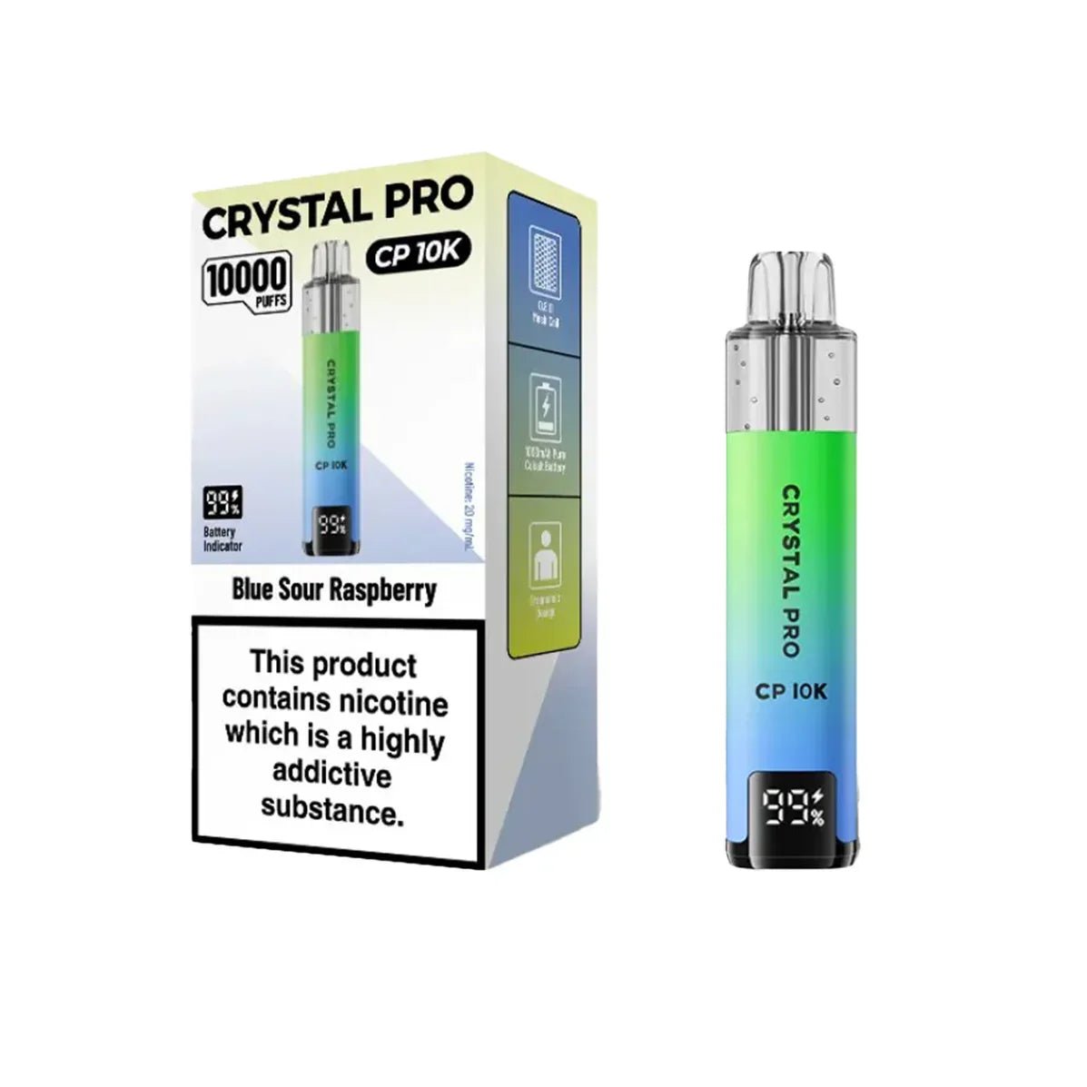 Buy Crystal Pro CP10000 Prefilled Pod Kit Box of 5 - Fruit Bomb