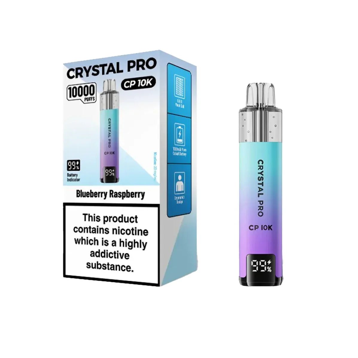 Buy Crystal Pro CP10000 Prefilled Pod Kit Box of 5 - Fruit Bomb