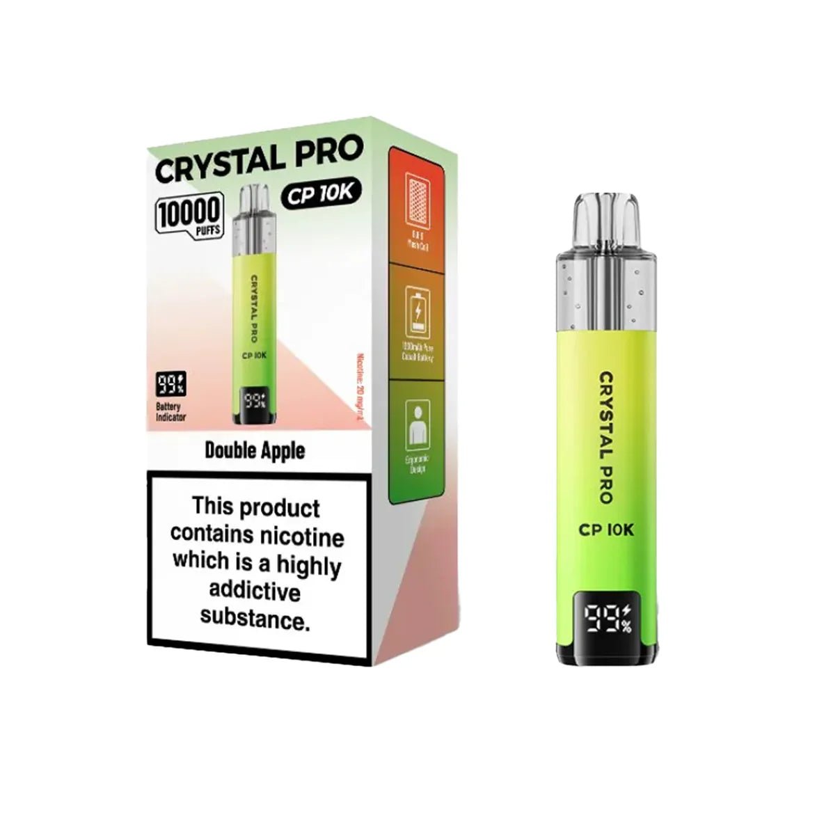 Buy Crystal Pro CP10000 Prefilled Pod Kit Box of 5 - Fruit Bomb