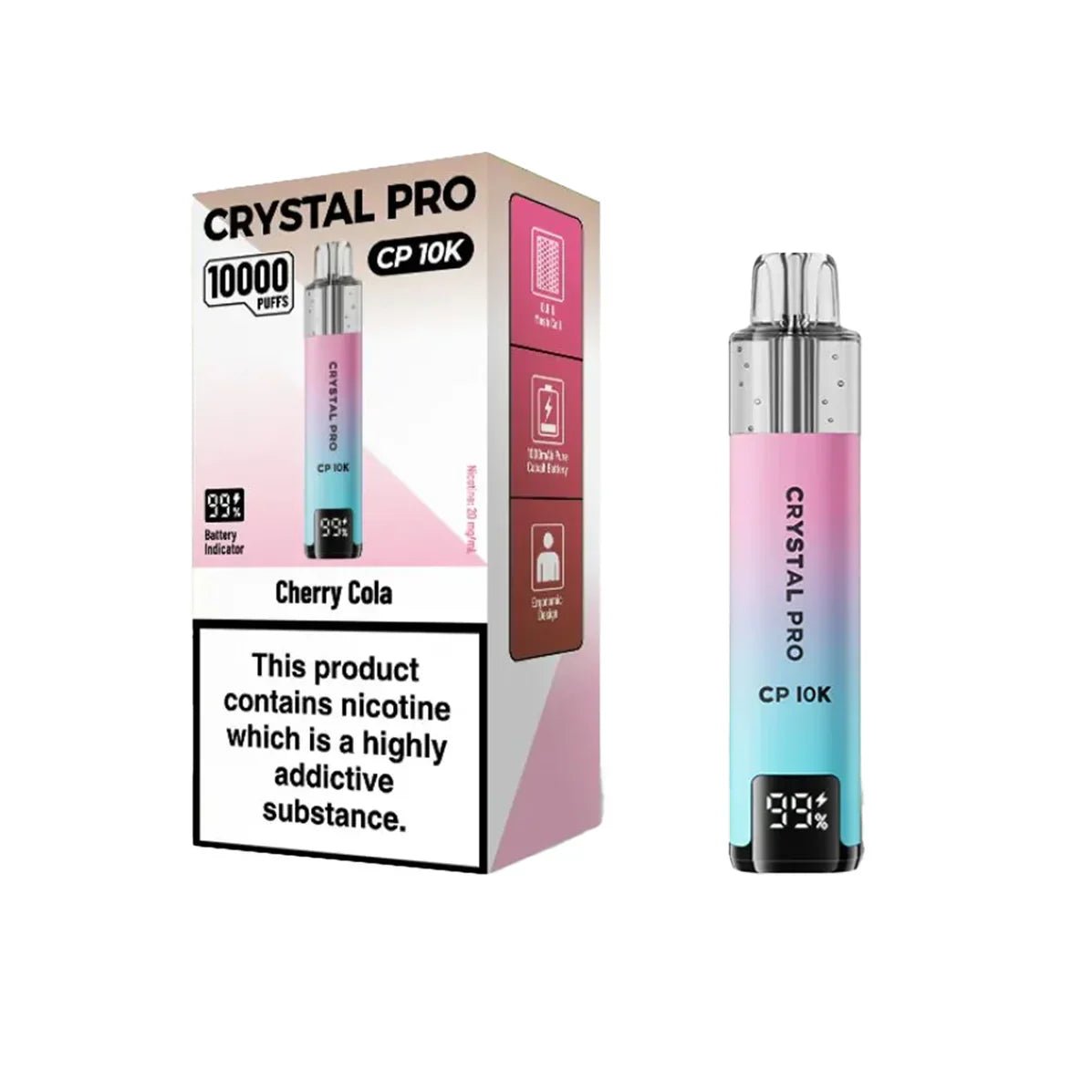 Buy Crystal Pro CP10000 Prefilled Pod Kit Box of 5 - Fruit Bomb