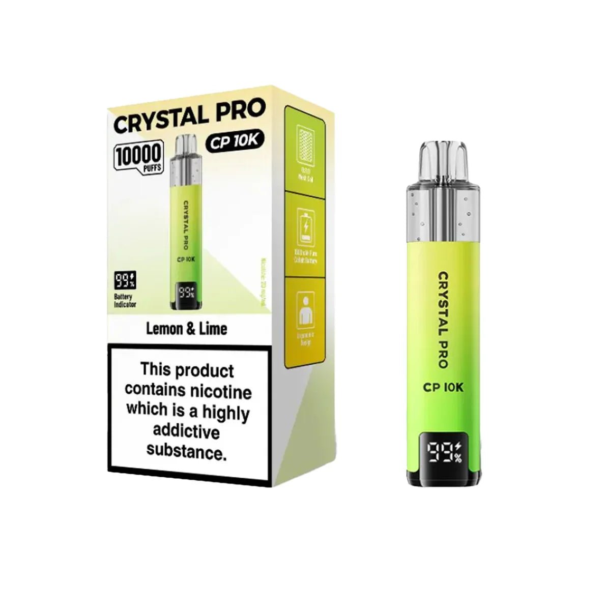 Buy Crystal Pro CP10000 Prefilled Pod Kit Box of 5 - Fruit Bomb