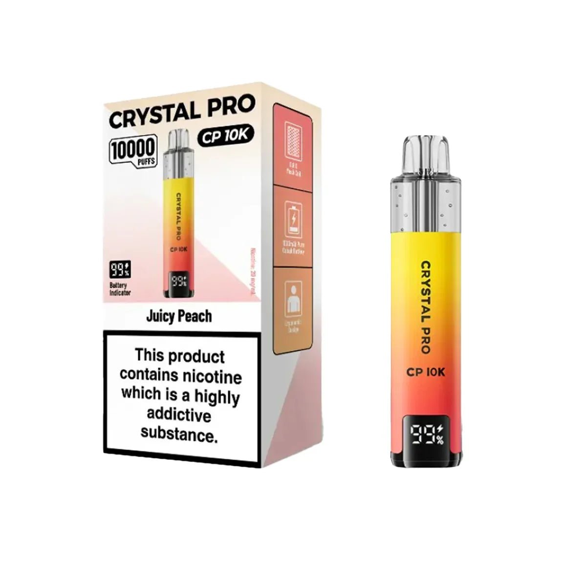 Buy Crystal Pro CP10000 Prefilled Pod Kit Box of 5 - Fruit Bomb