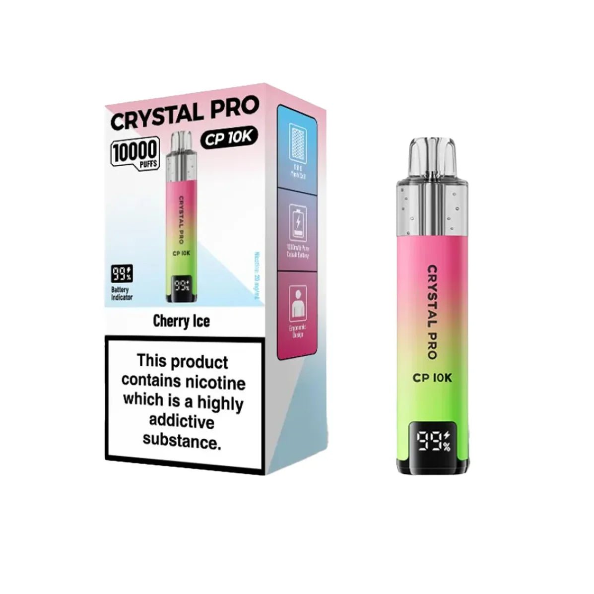 Buy Crystal Pro CP10000 Prefilled Pod Kit Box of 5 - Fruit Bomb
