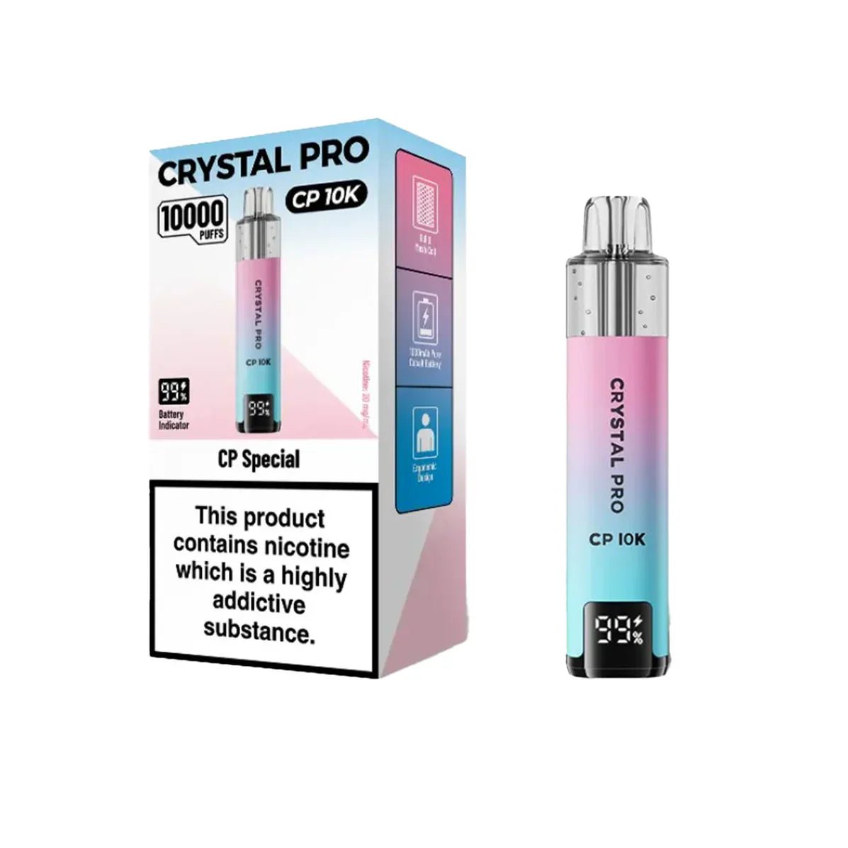 Buy Crystal Pro CP10000 Prefilled Pod Kit Box of 5 - Fruit Bomb