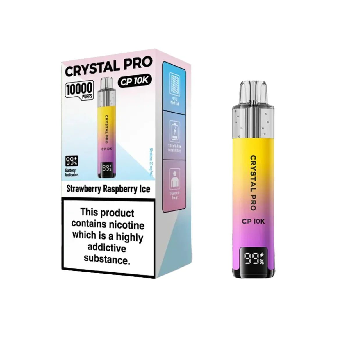 Buy Crystal Pro CP10000 Prefilled Pod Kit Box of 5 - Fruit Bomb