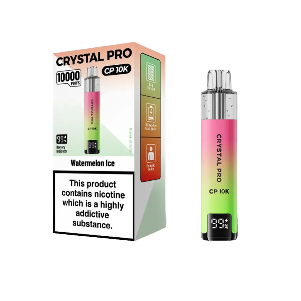 Buy Crystal Pro CP10000 Prefilled Pod Kit Box of 5 - Fruit Bomb